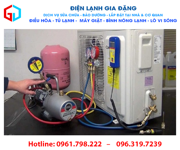 bơm gas máy lạnh bình dương